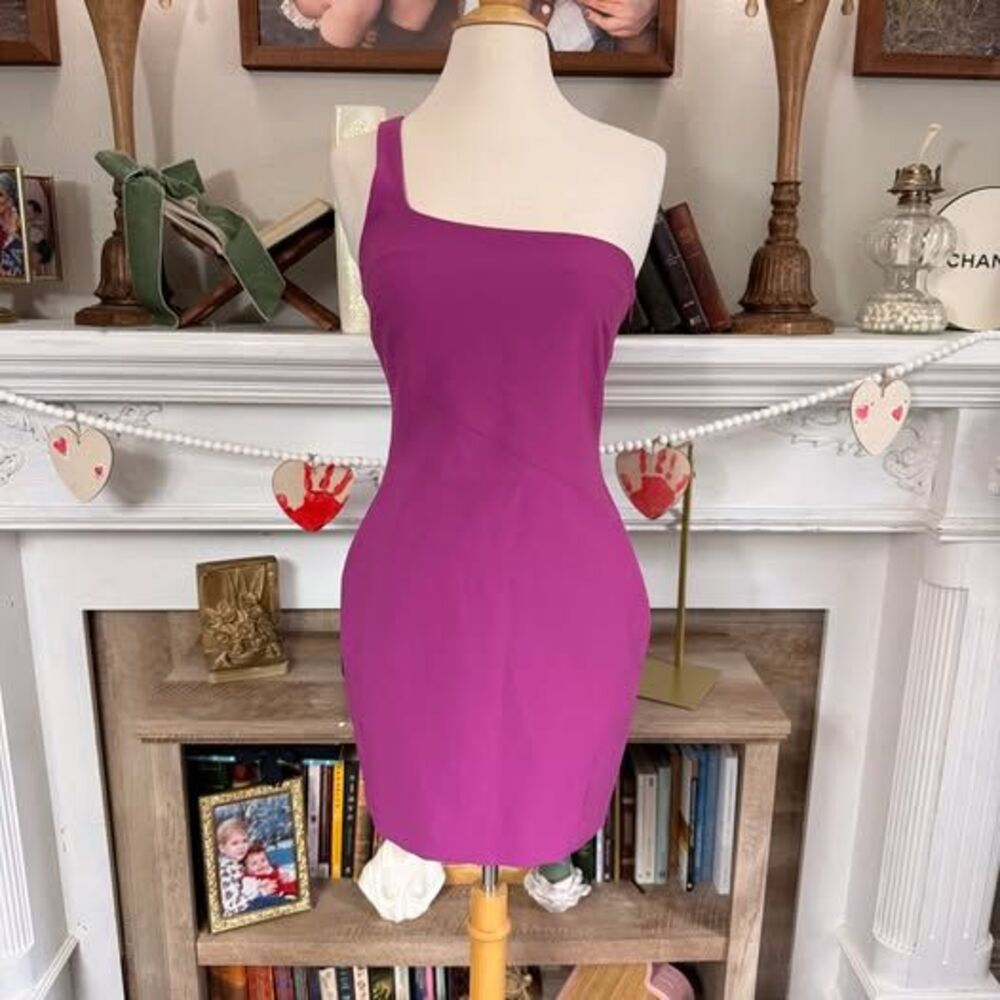 Likely Maisey Deep Orchid Asymmetric Dress